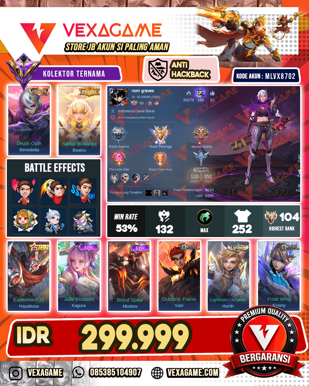 Benetdetta Collector | Beatrix Prime | EX IMMORTAL