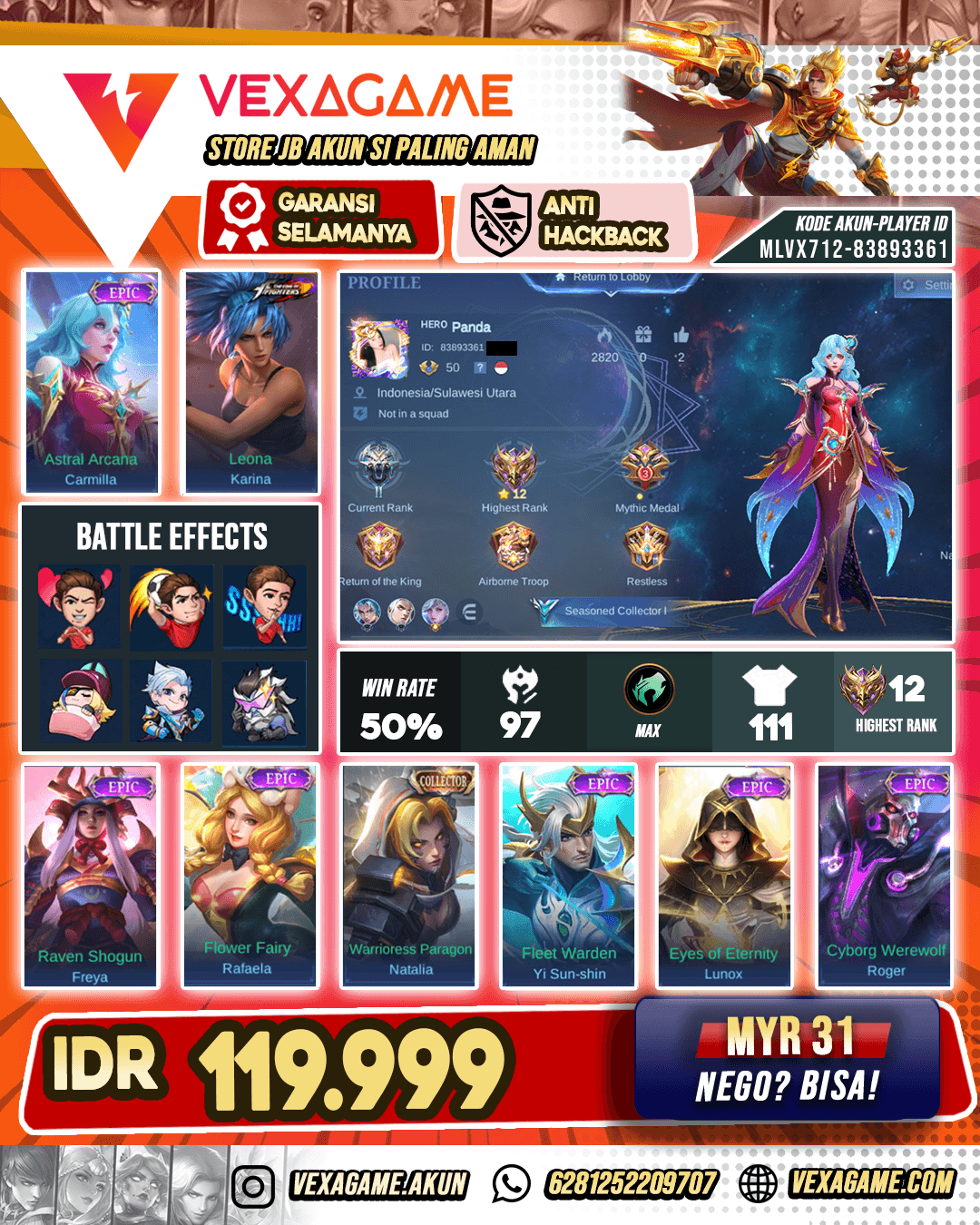 Carmilla Epic Kolektor Senior