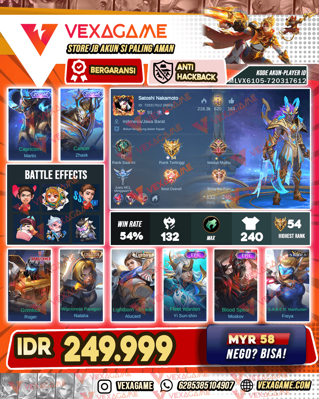 Martis Zodiac | Zhask Zodiac | Hero MAX & Embelm MAX