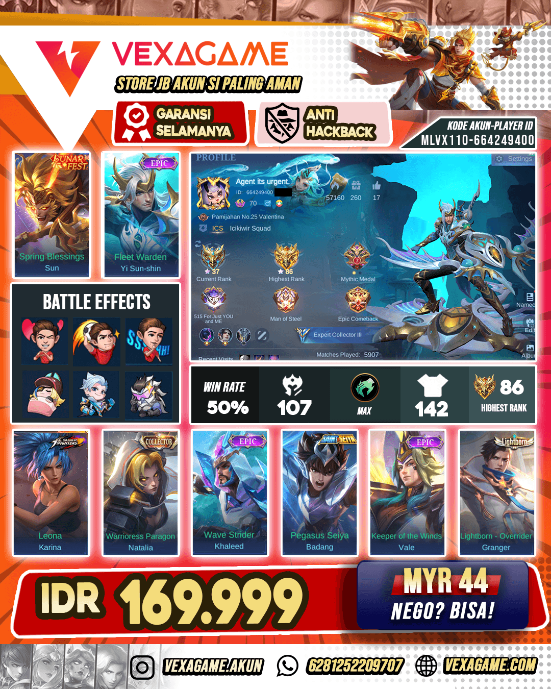 Yi Shun Shin Epic Murah