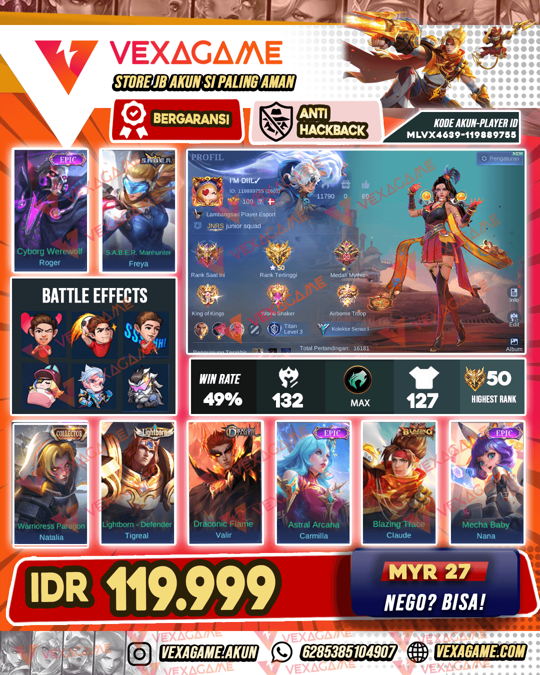 Roiger Epic | Emblem MAX & Hero MAX