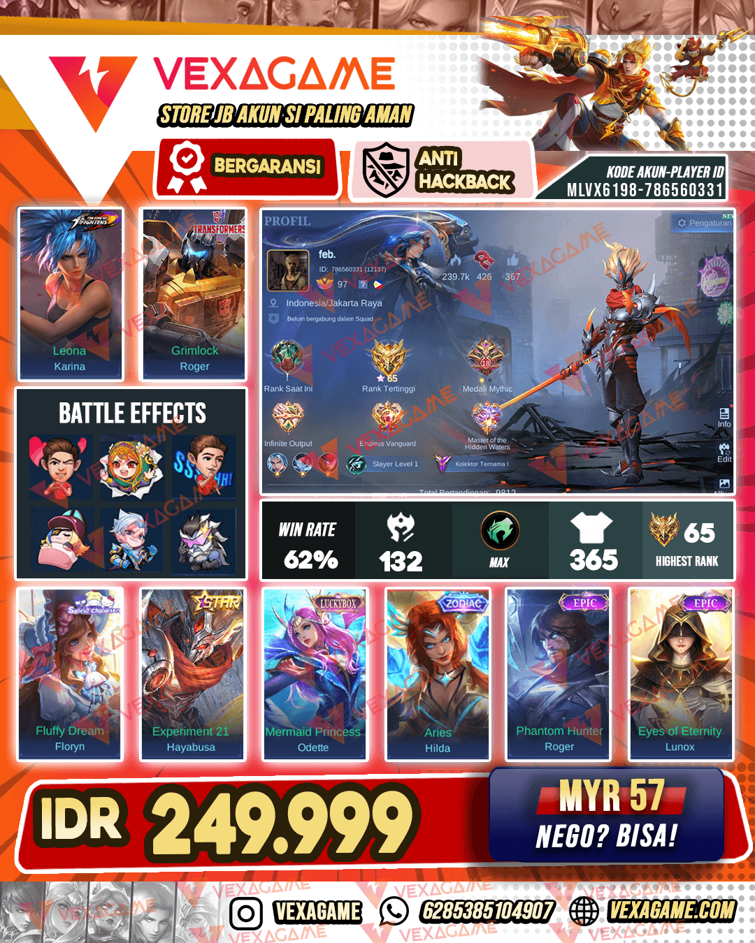 Hayabusa Annual Star | Roger Transformers | Floryn Sanrio
