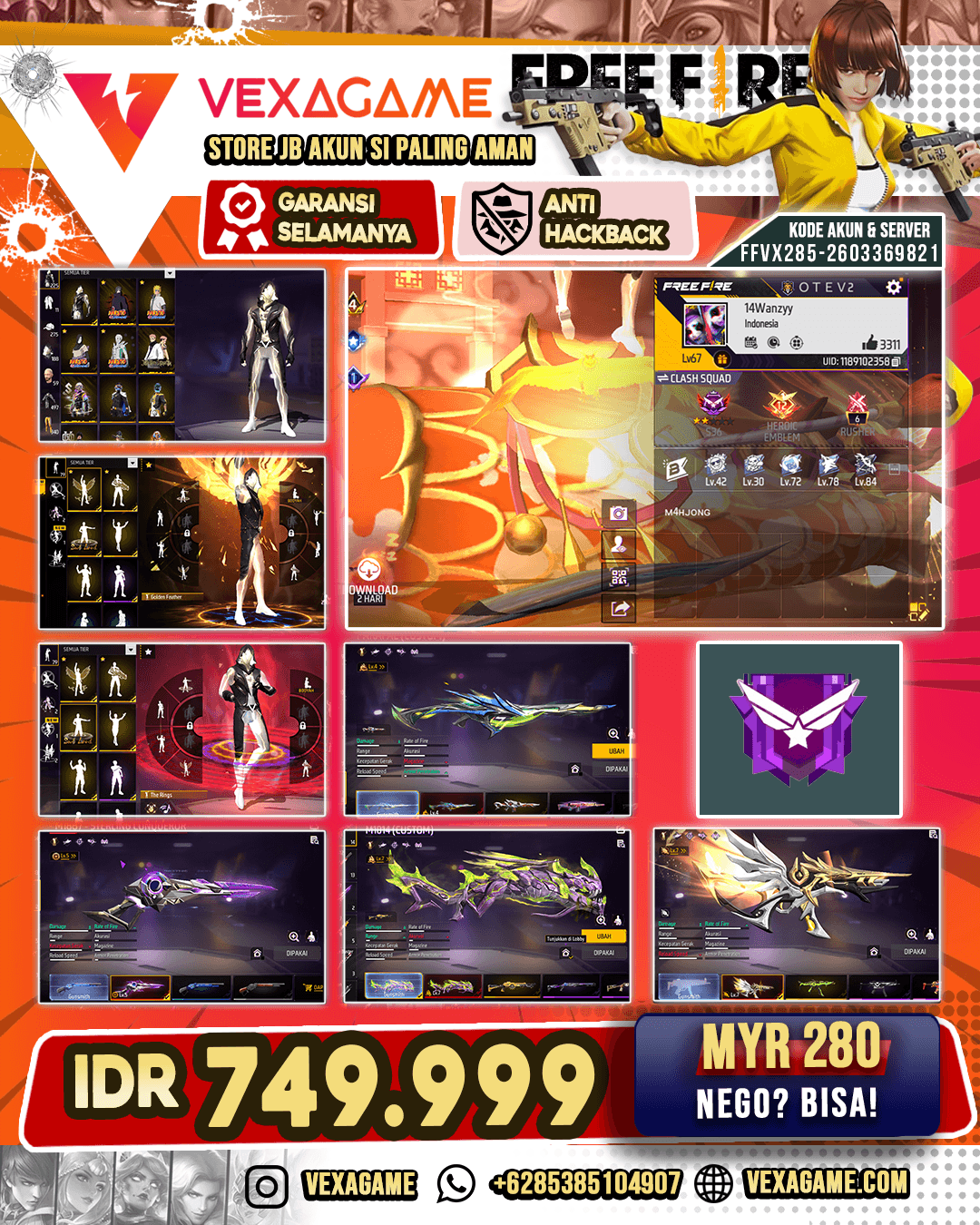 Vault Gagah TW 500 | EVO 4 | 2 MAX