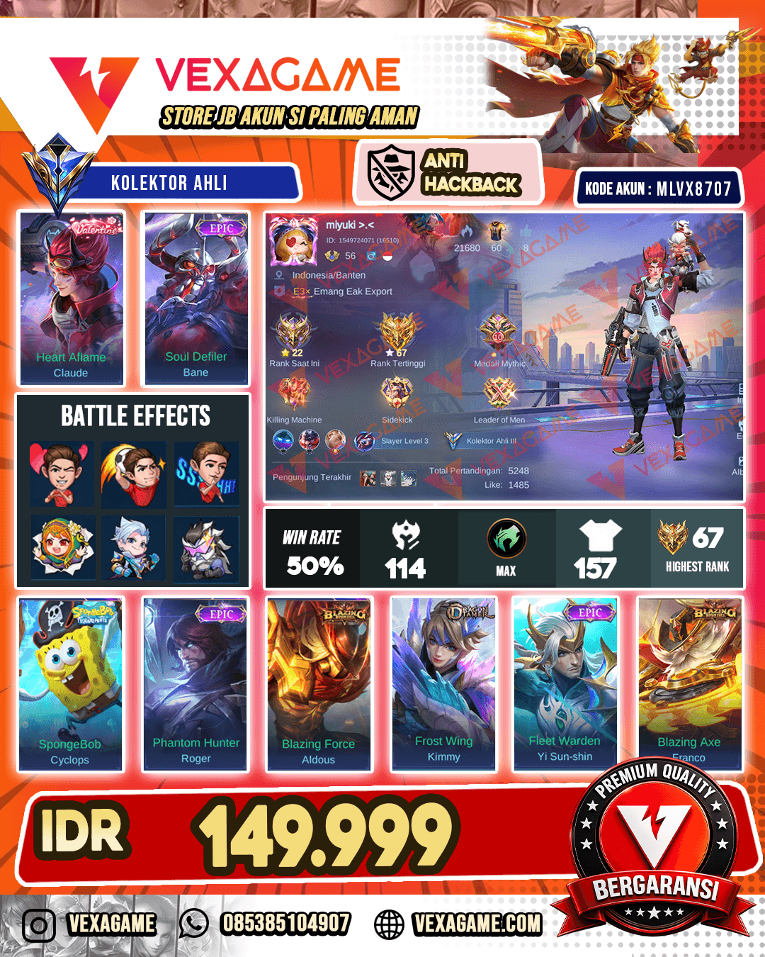 Claude Valentine | Bane Epic
