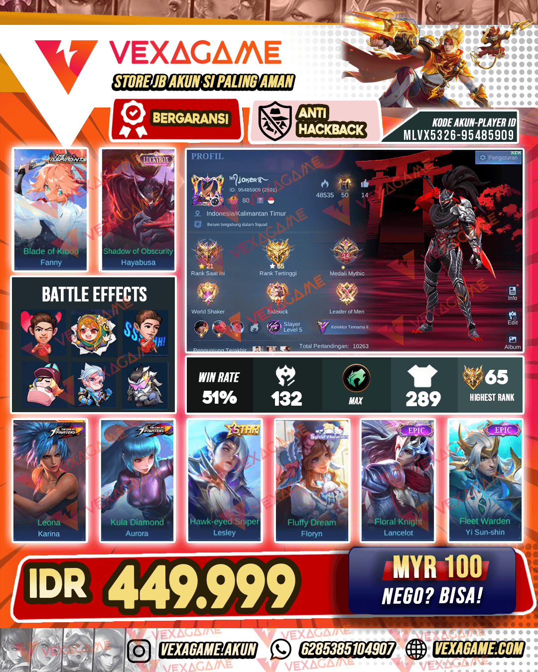 Fanny Asphirant | Aurora KOF | Hayabusa Luckybox