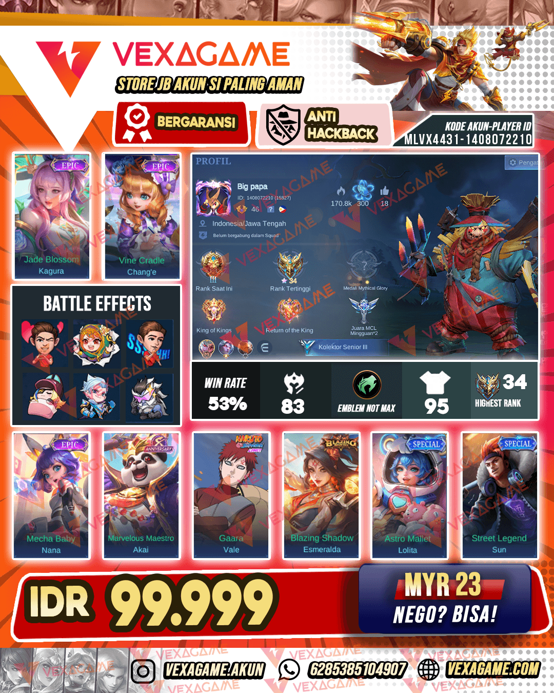 Kagura Epic X Change Epic