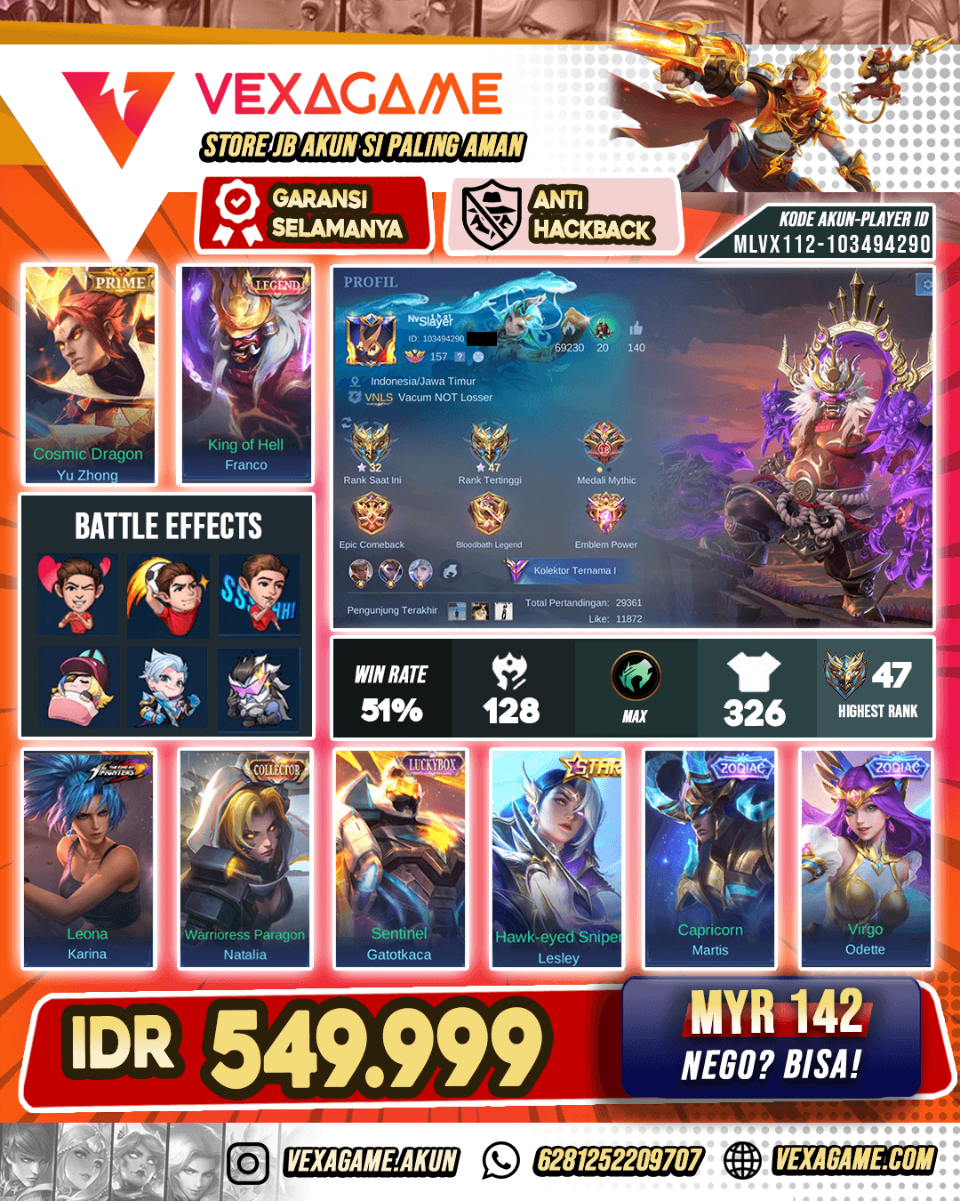 Franco Legend X Gatotkaca Luckybox