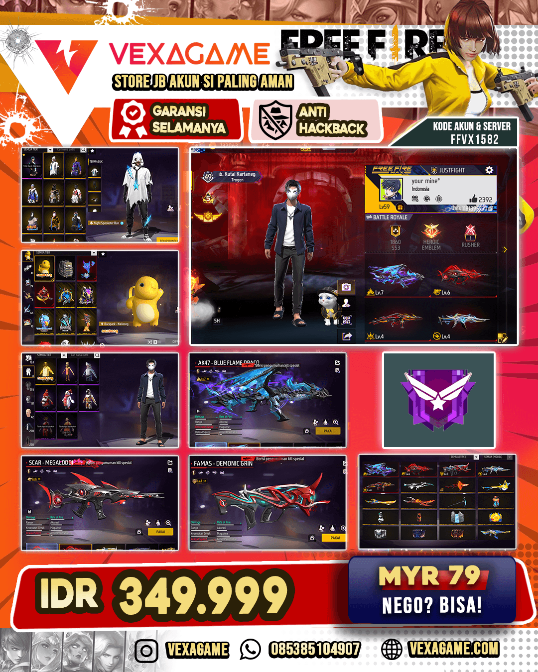 EVO AK47 MAX | EVO SCAR OTW MAX | EVO FAMAS | EVO VM8 | EVO THOMPSON | VAULT 250++