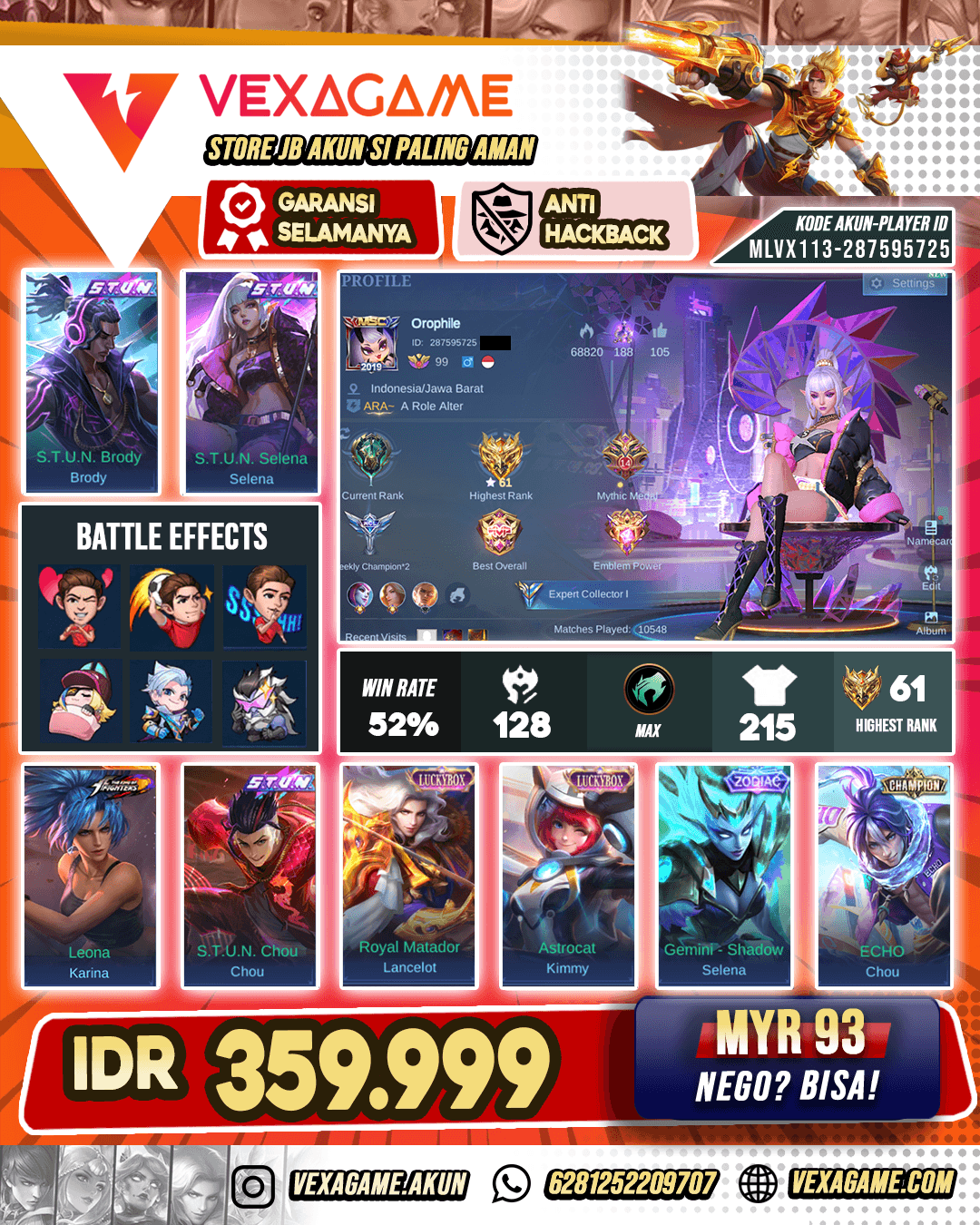 Full Skin S.T.U.N Murah