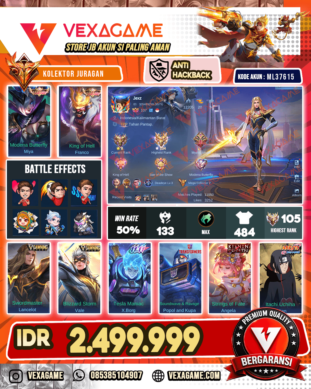 Miya Legend | Franco Legend | 2 Dawning | 13 Grand | 14 Exquisite