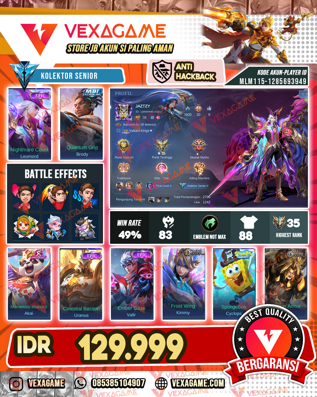 Leomord Epic | Brody MPL | 2 Dragon Tamer