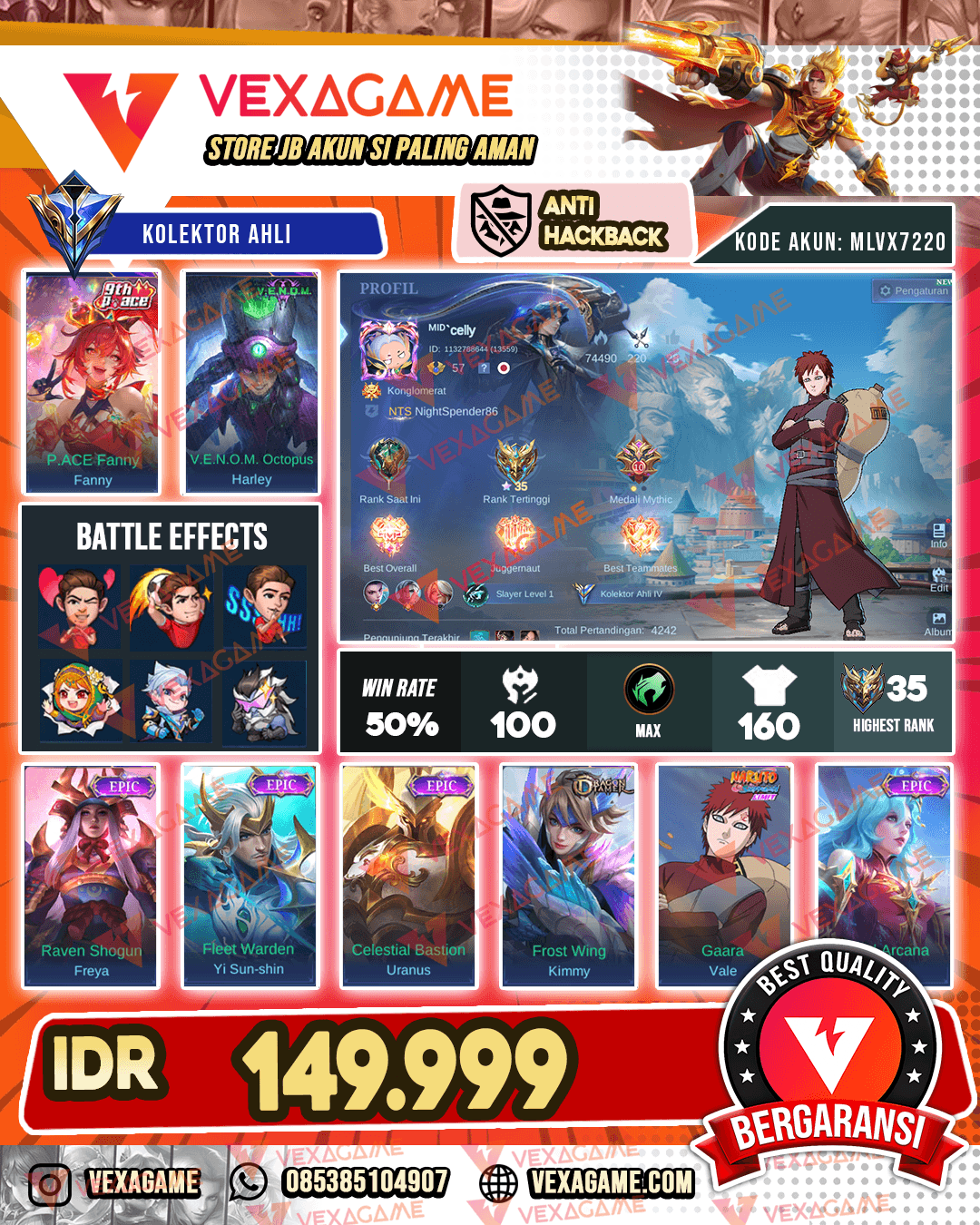 Vale Gaara | Yss Epic Emblem MAX
