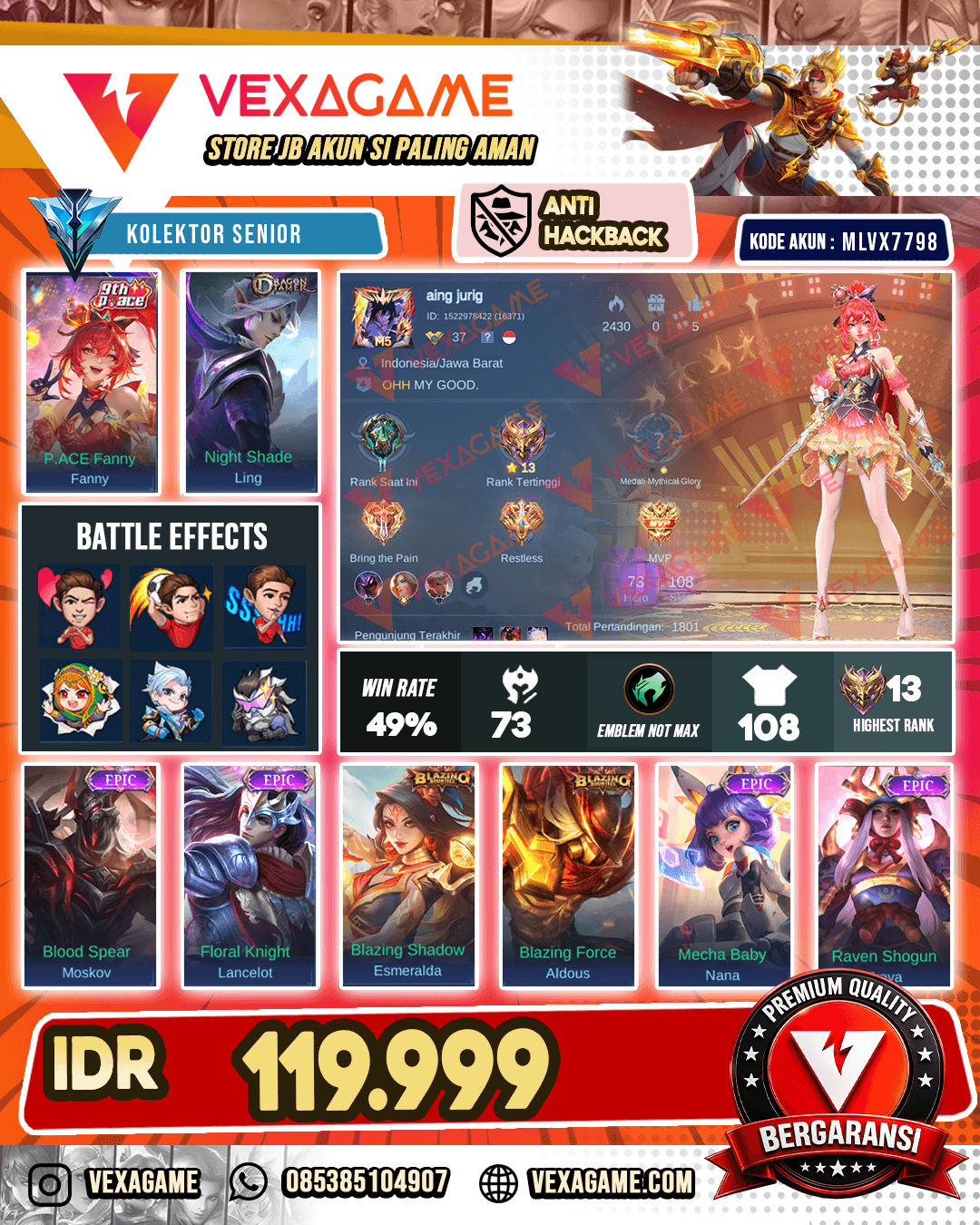 Fanny P Ace  | Ling Dragon Tamer