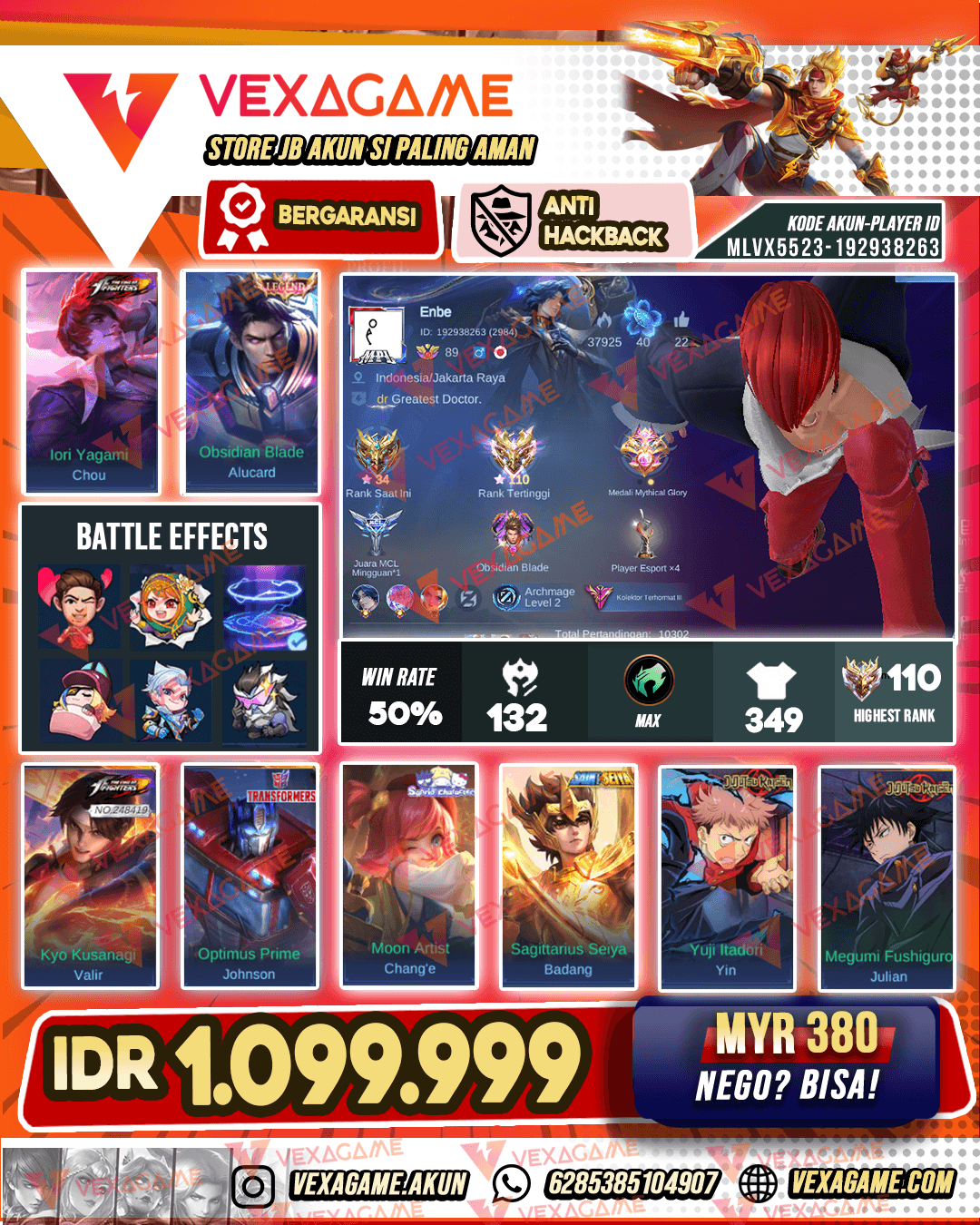 Chou Kof | Alucard Legend | Julian X Yin JJK