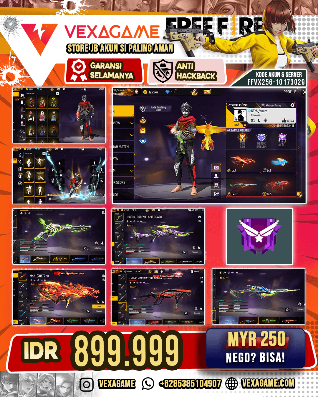 SG 5 Rasa | 6 EVO 2 MAX Vault 350 ++ | Animasi Lobby ON