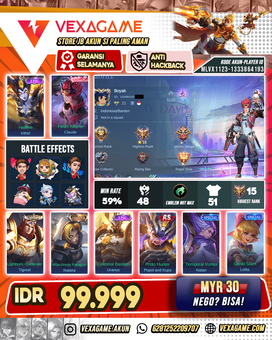 Akun Harga Pelajar