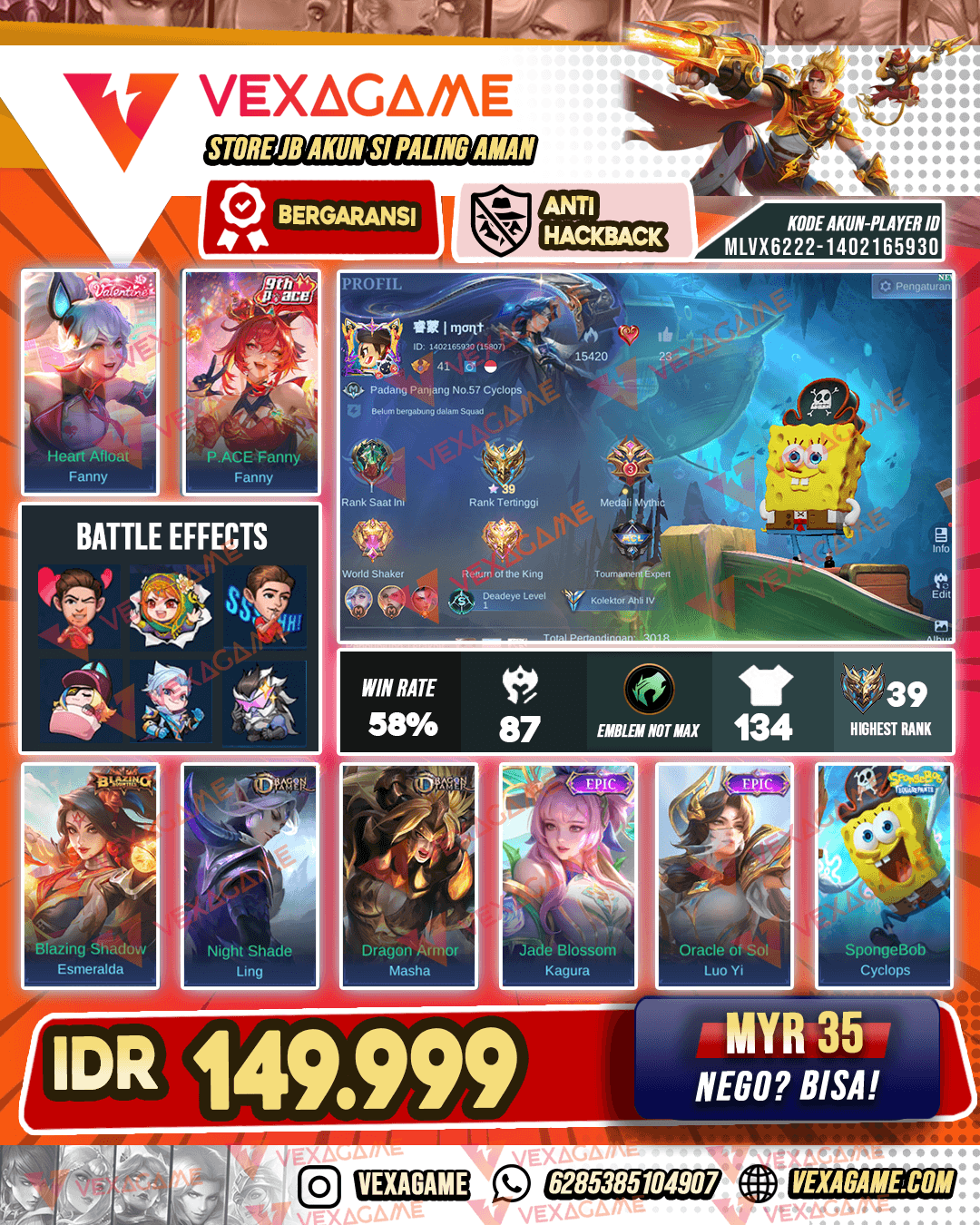 Cyclops Spongebob X Kagura Epic