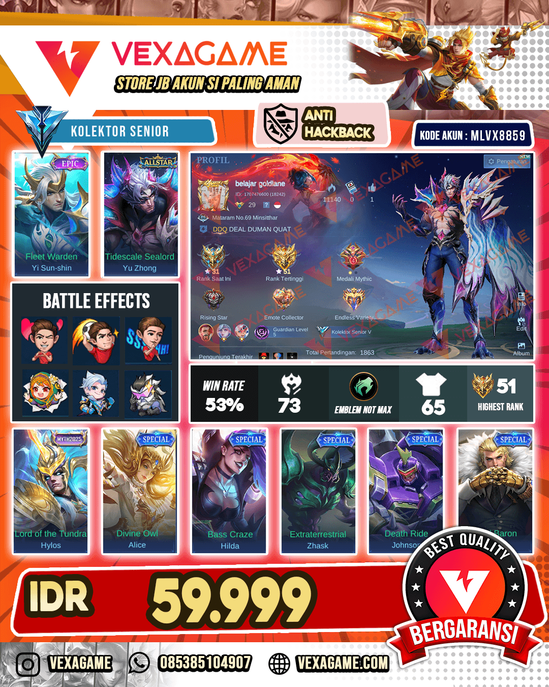 Akun Senior Murah
