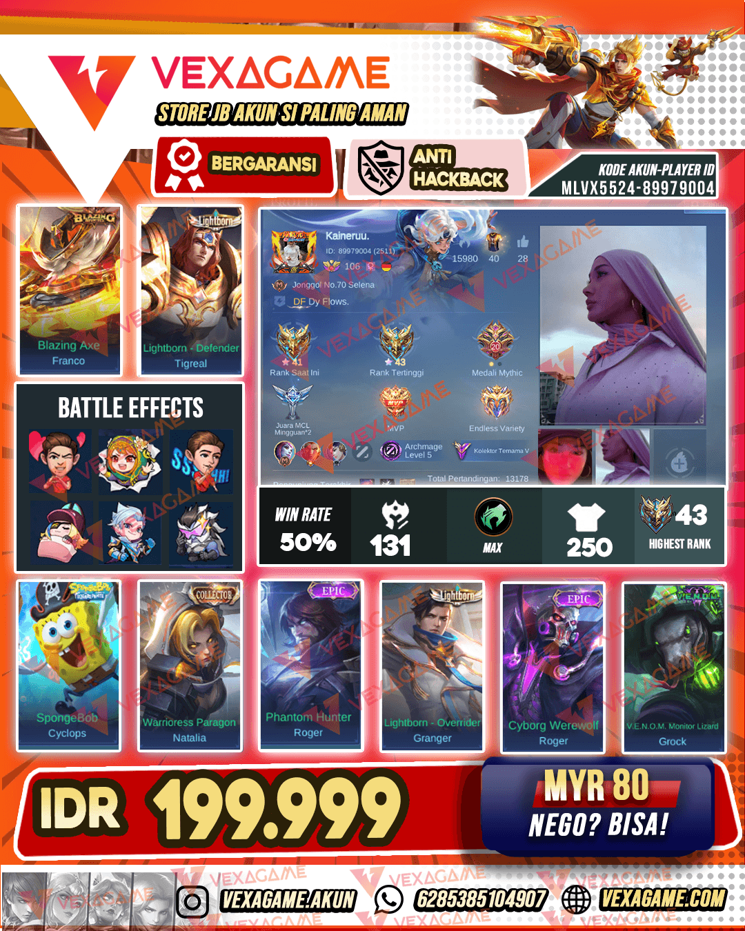 Grangger Lightborn | Emblem Max | Hero Max