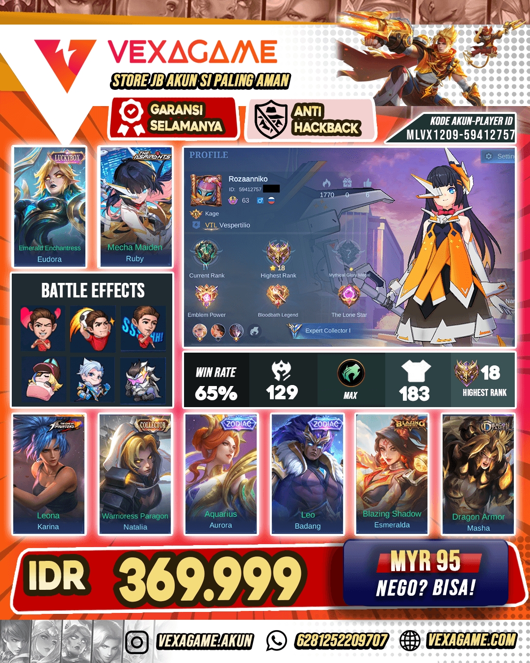 Ruby Ashpirant X Eudora Luckybox