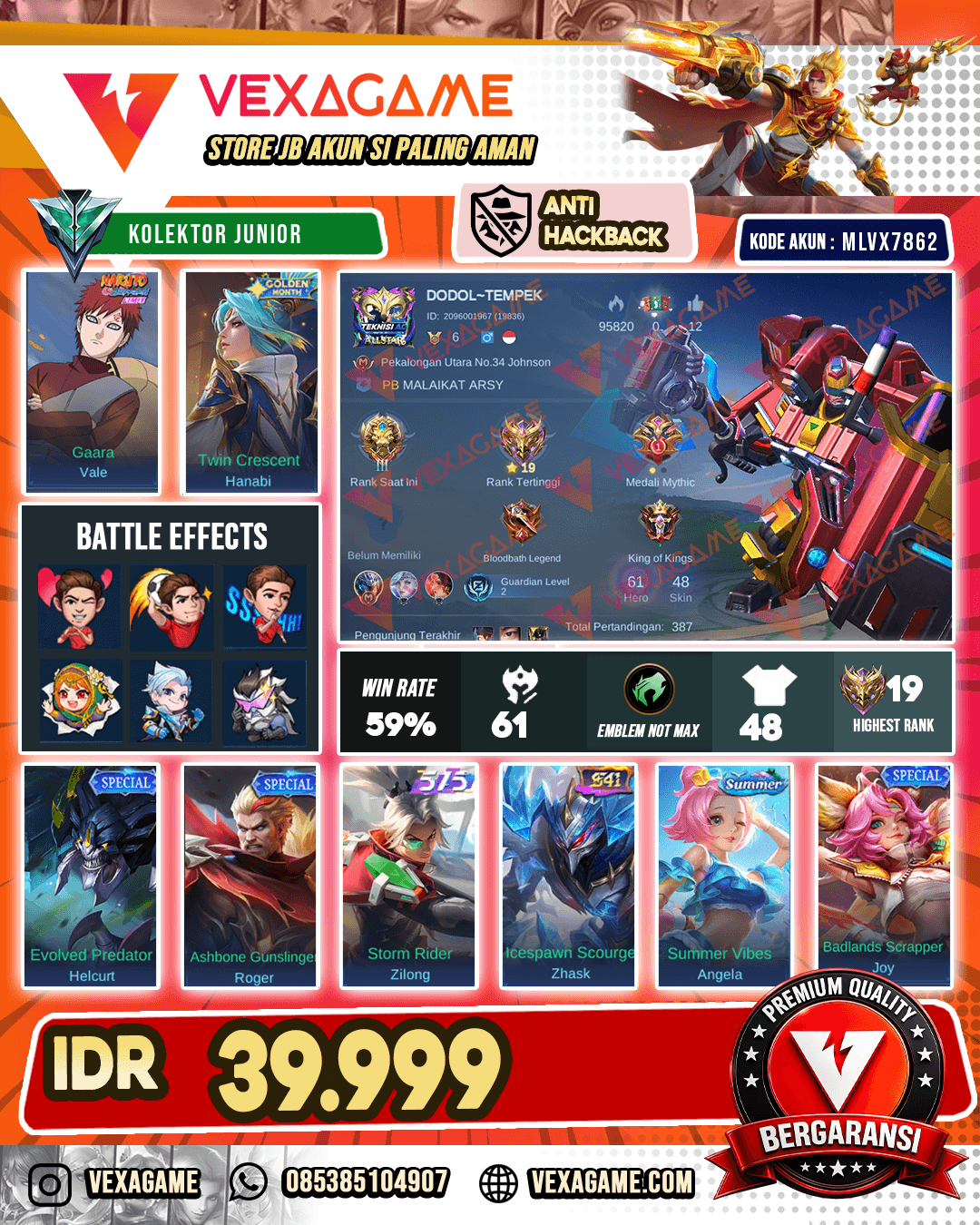Akun Murah