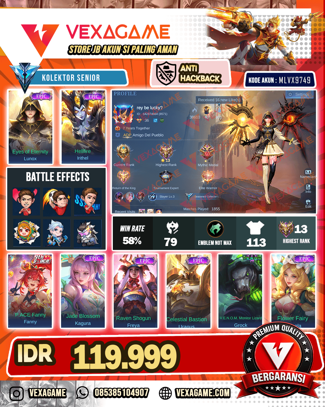 Lunox Epic | Irithel Epic