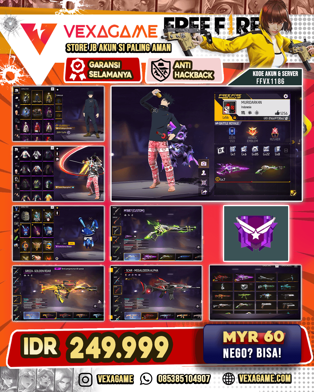 2 EVO 1 MAX | SG LUMUT | VAULT 120+