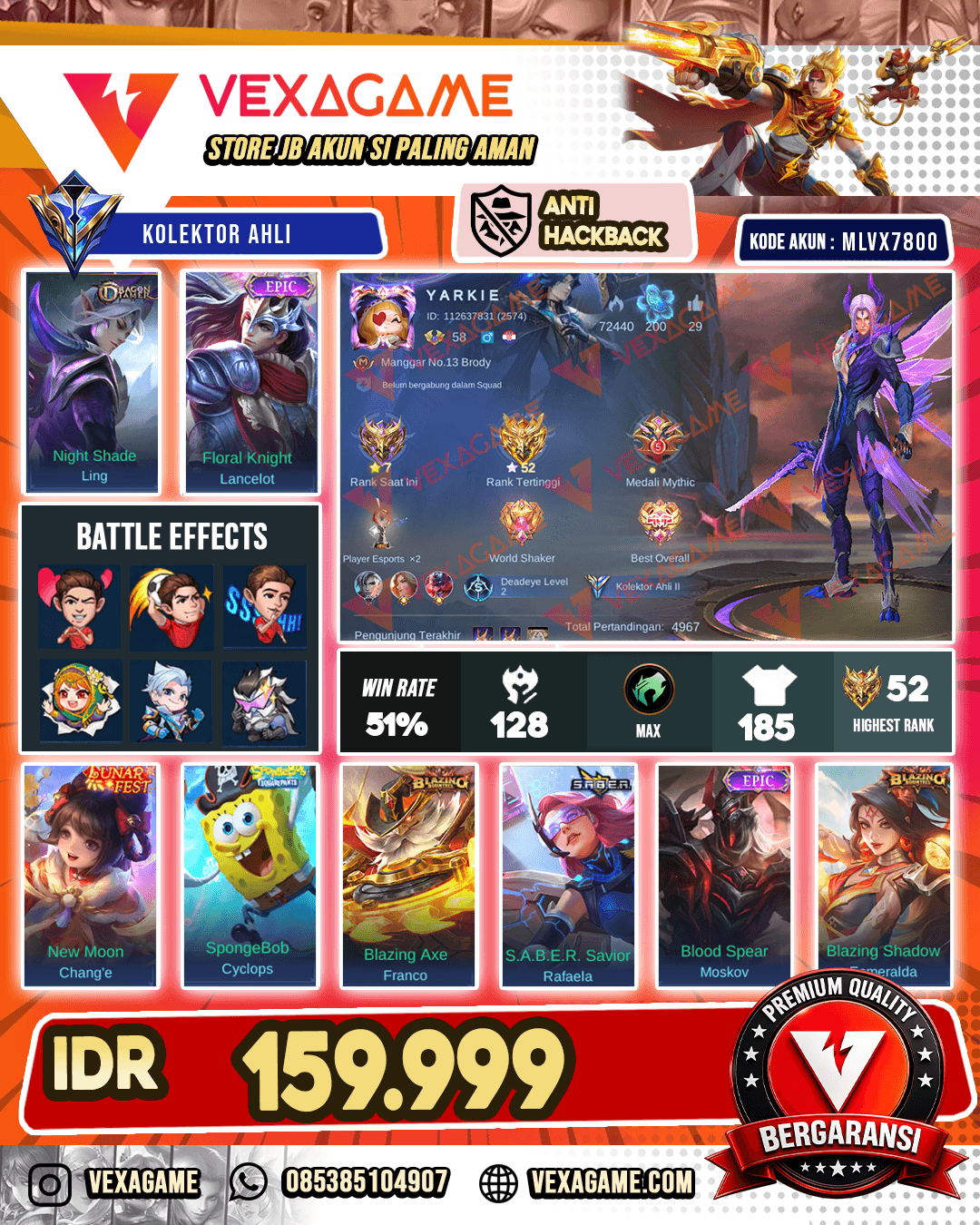 Ling Dragon Tamer | Lancelot Epic | Change lunar Fest