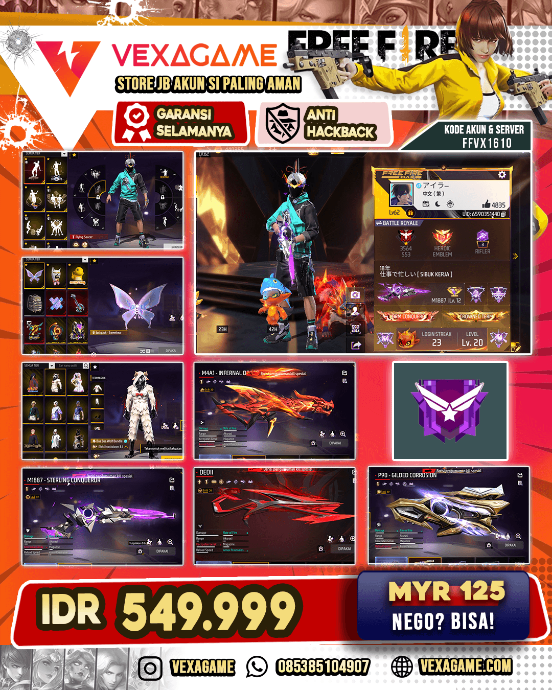 11 Evo 1 Max 6 Otw MAX | Vault OTW 400 | Super Emote On |  SG 4 Rasa