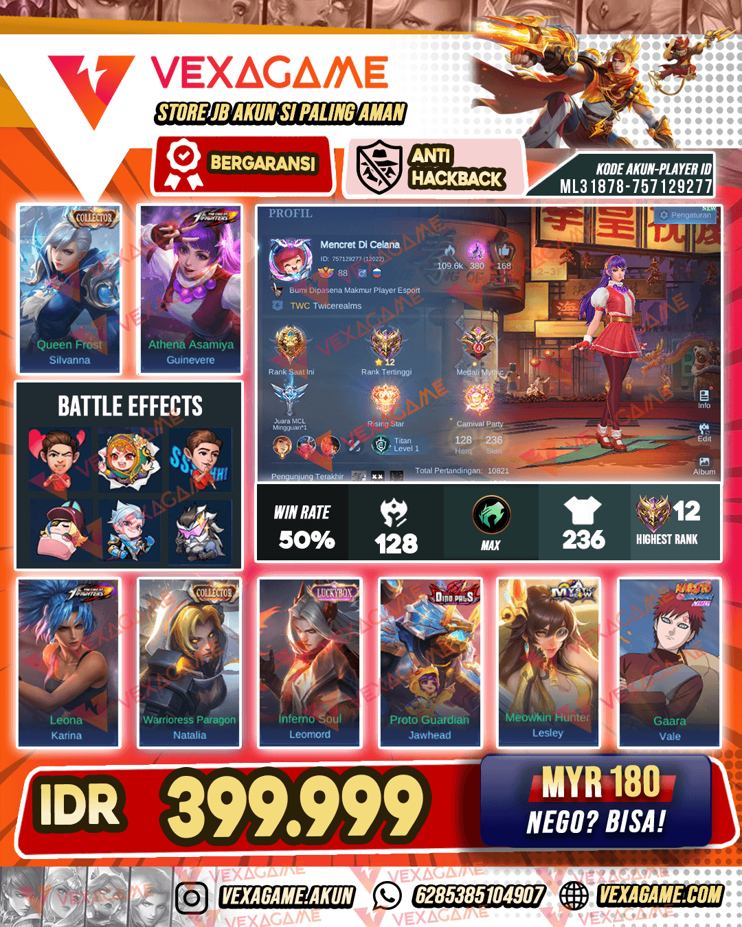Guinevere KOF | Silvana CC