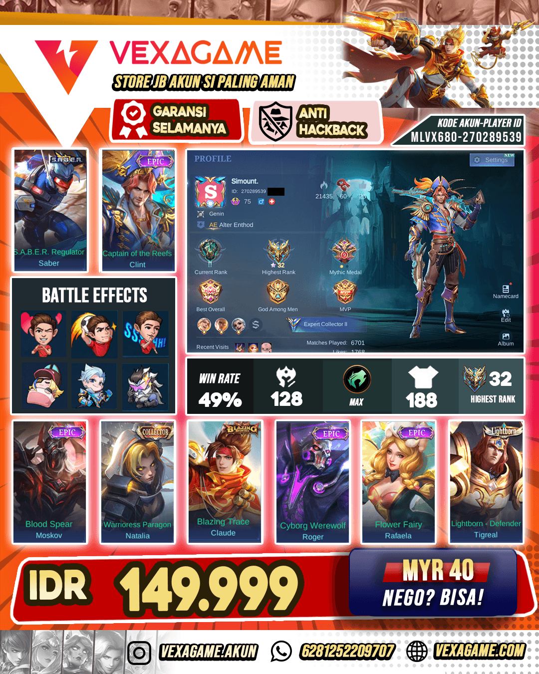 Clint Epic Kolektor Ahli