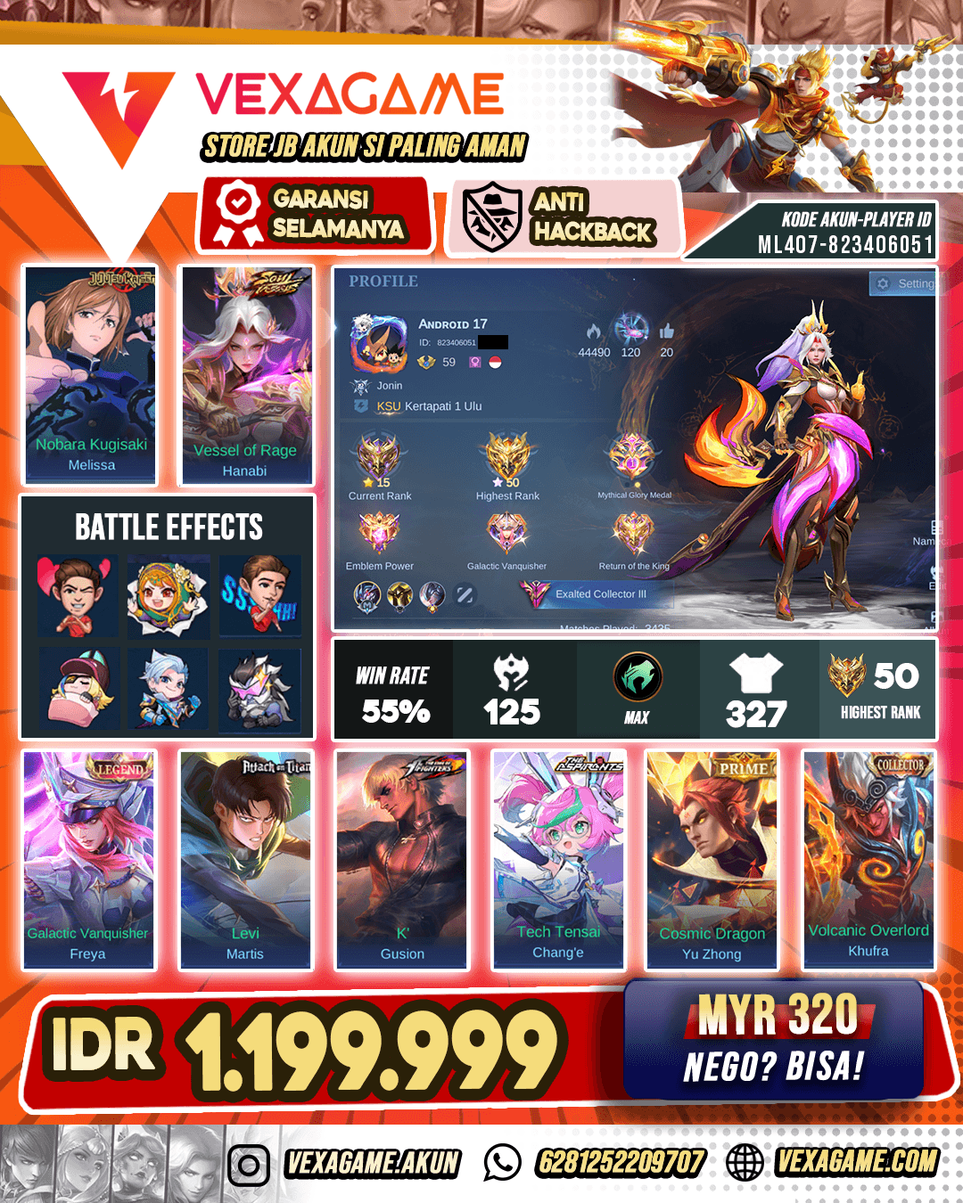 Hanabi Soul Vessel | Melisa JJK | Martis AOT