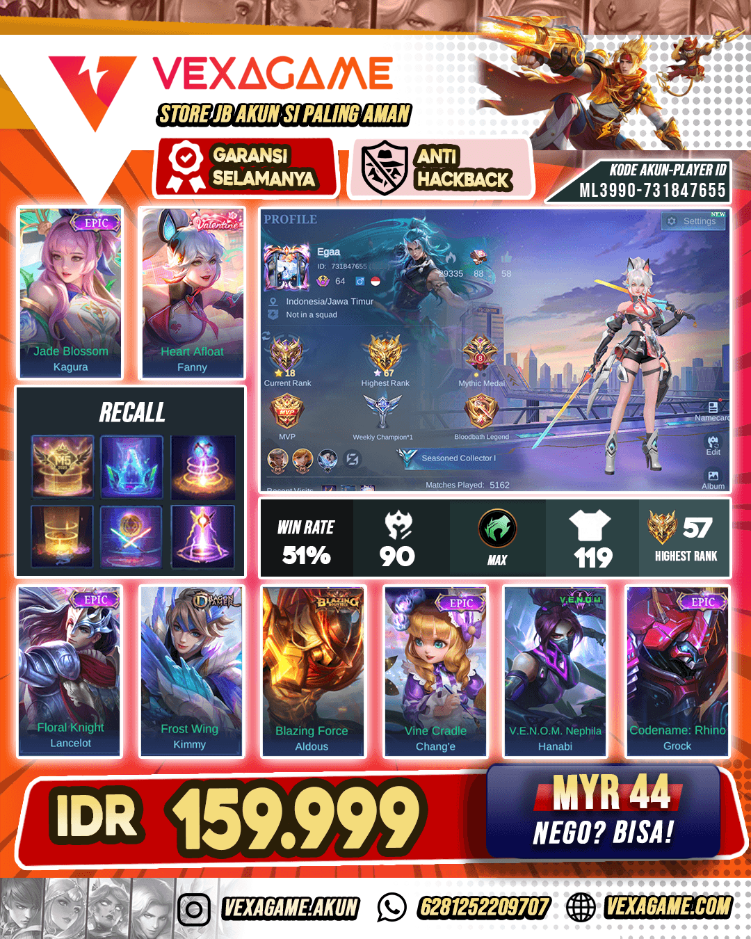 Fanny Valentine Murah
