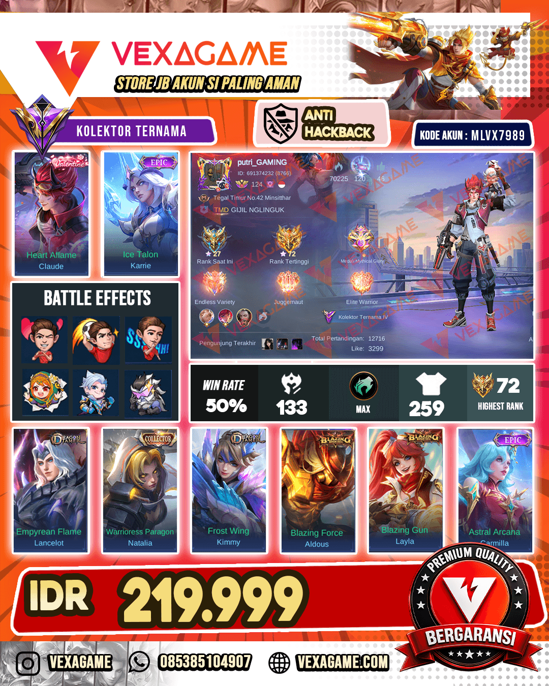 Claude  Valentine X Karrie Epic