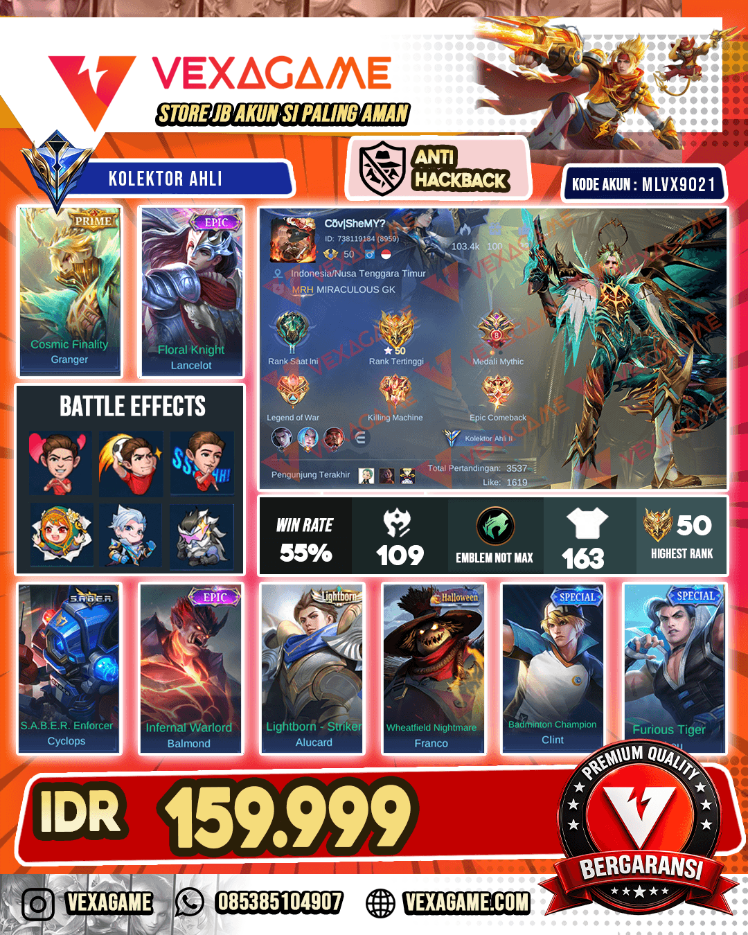 Granger Prime | Lancelot Epic