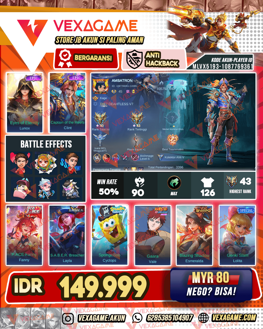 Clint Epic | Lunox Epic