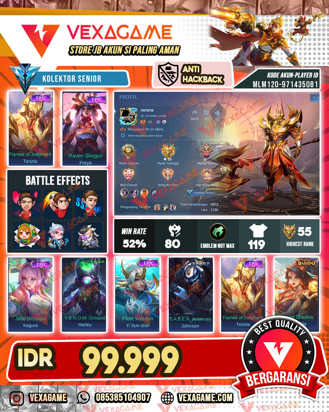 Terizla Epic | Freya Epic | Claude Valentine