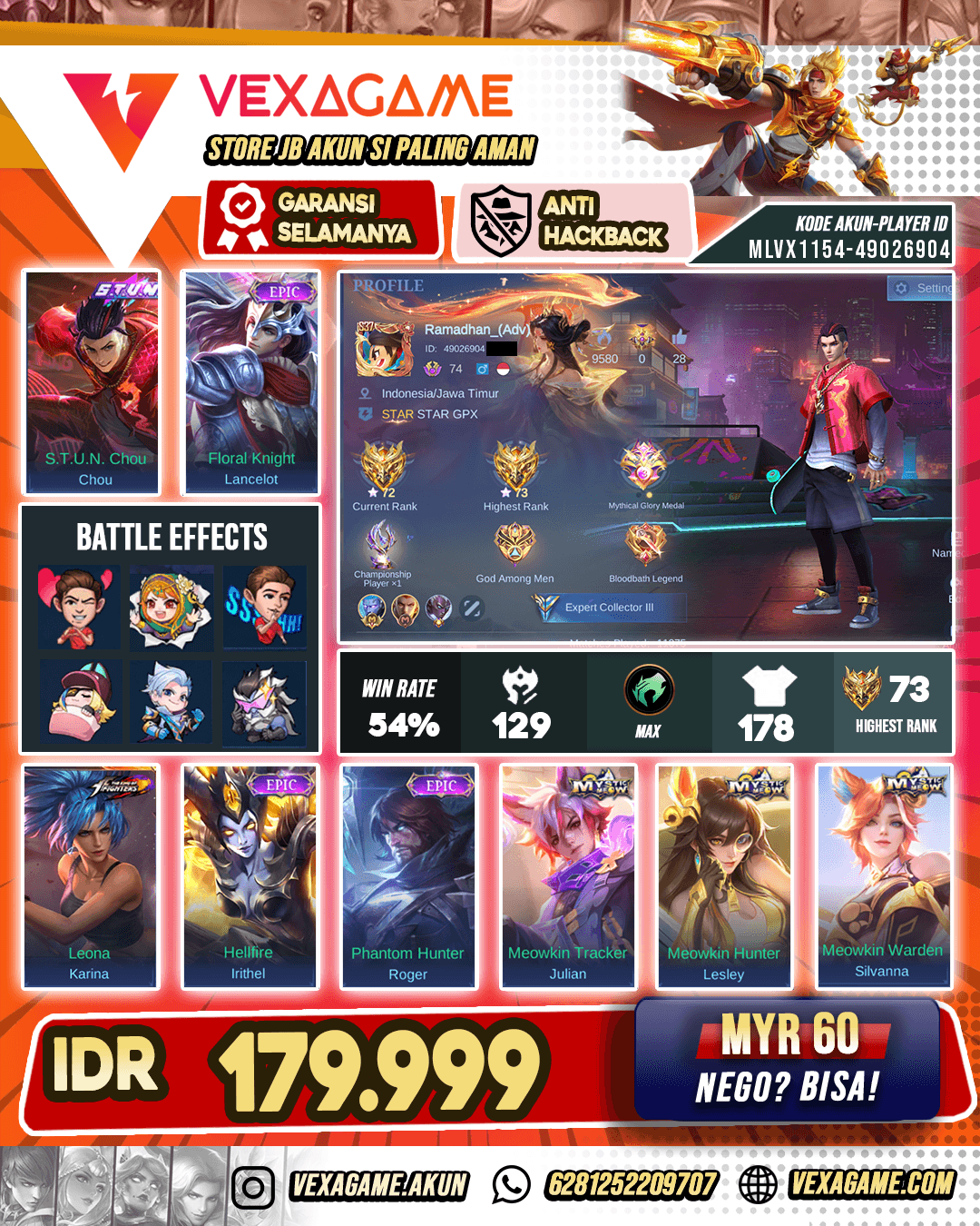 Chou STUN | HERO + Emblem MAX