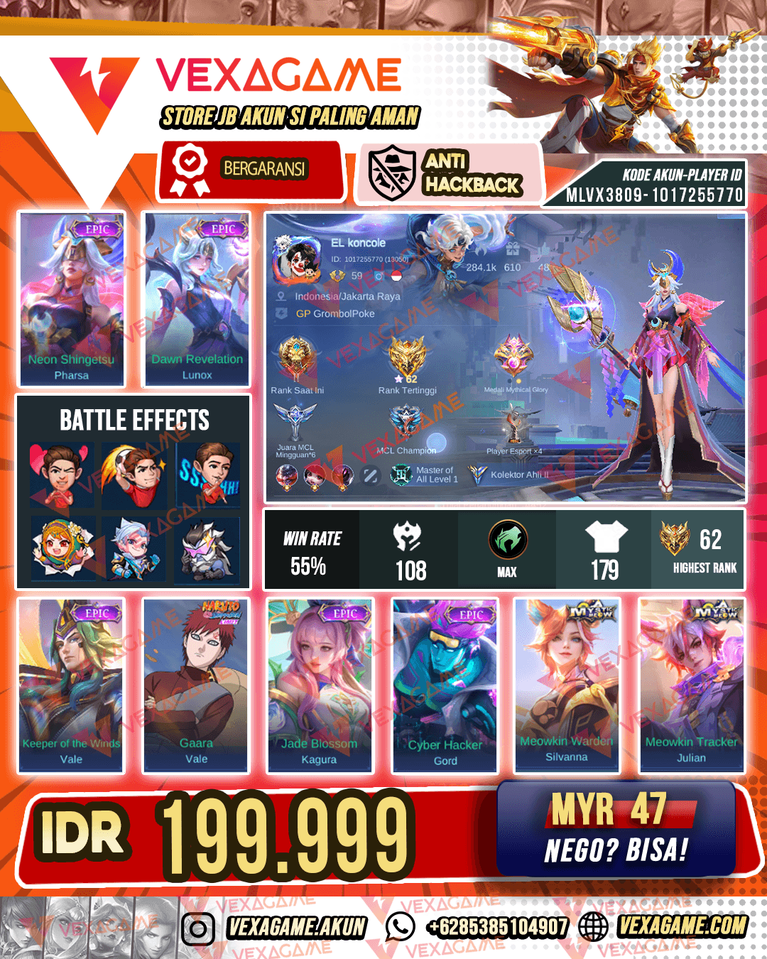 Parsha Epic | Lunox Epic