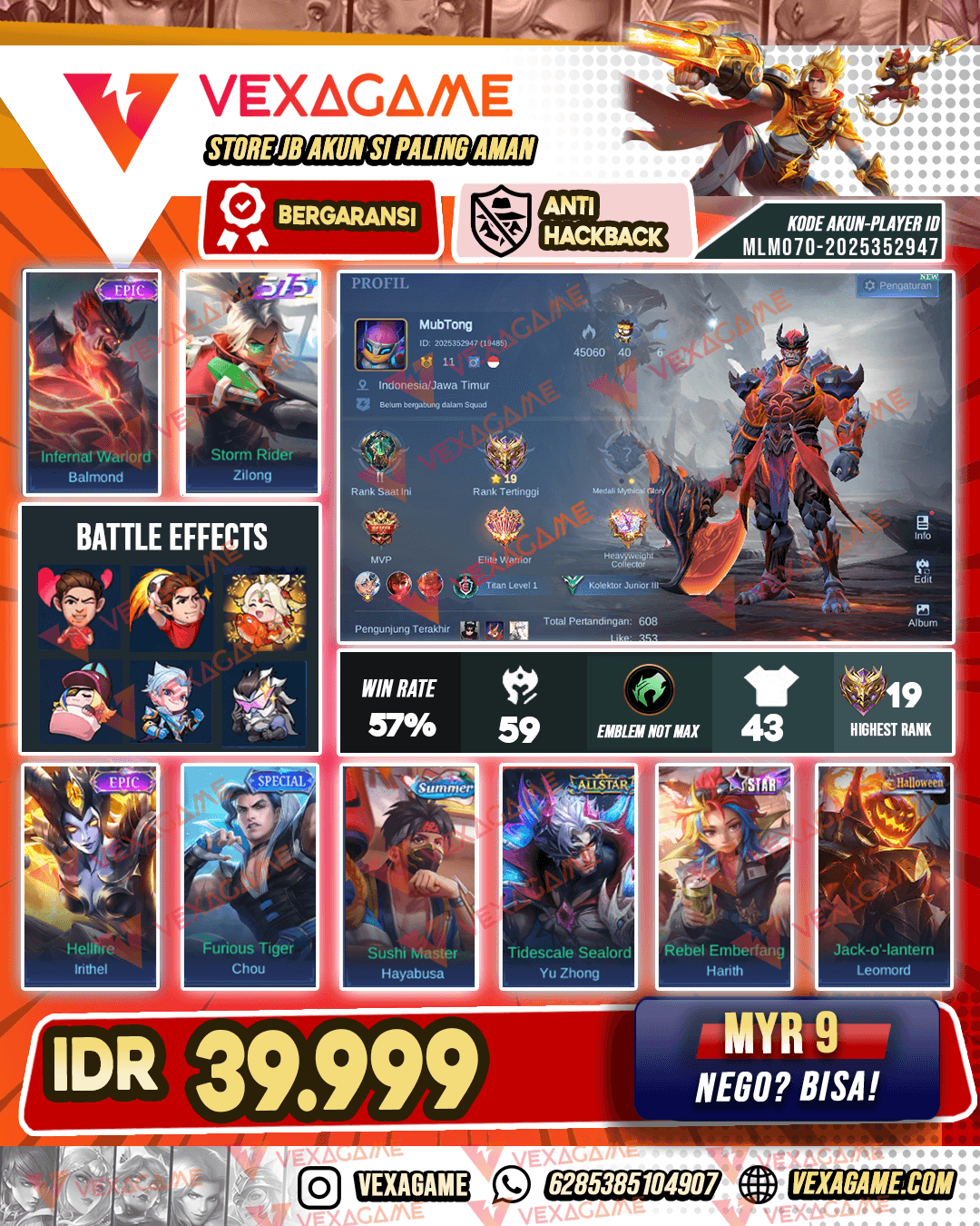 Akun Murahh Meriahh