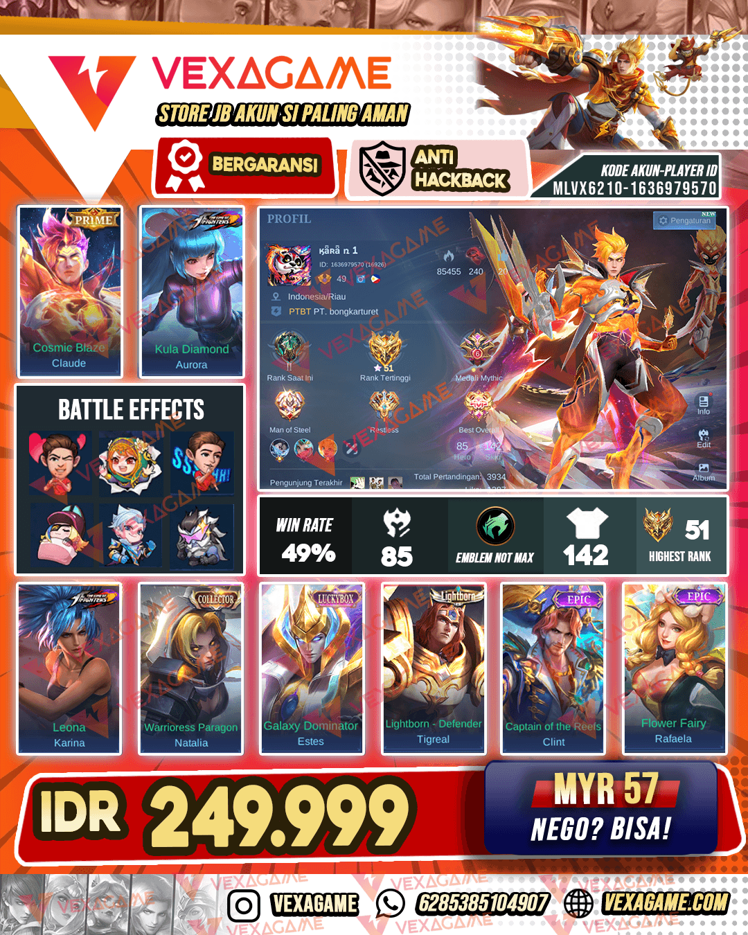 Claude PRIME X Aurora KOF