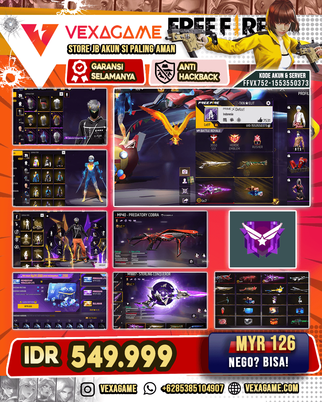 3 EVO 1 MAX | FREE CN | S+G 5 RASA  | VAULT 400+
