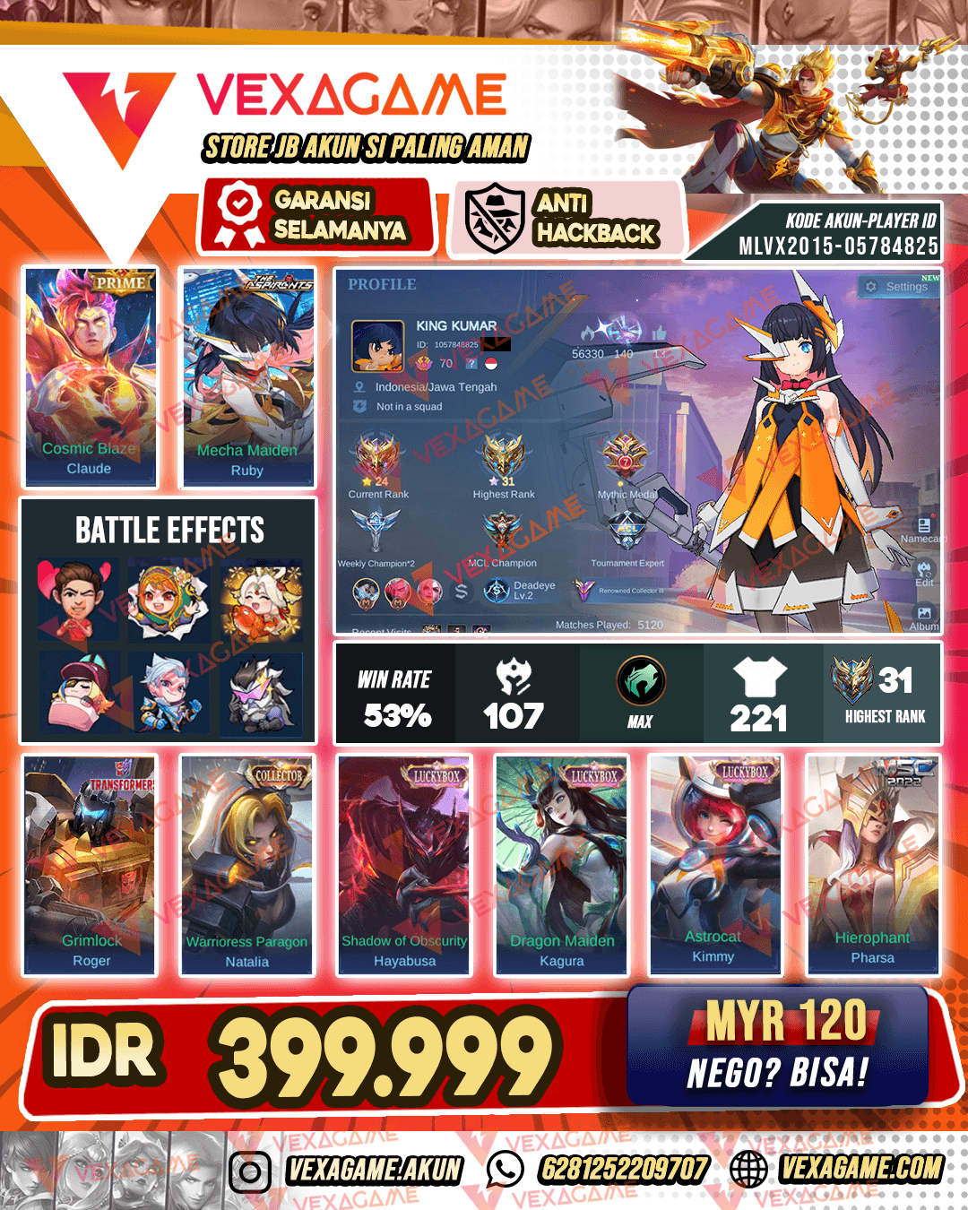 Ruby Asphirant | Tiga LuckyBox