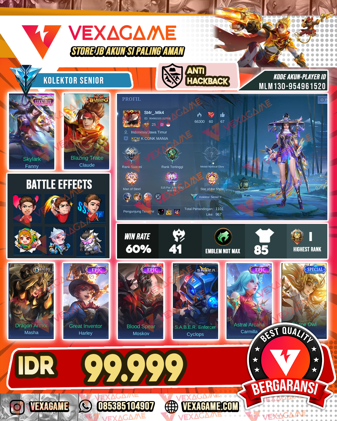 Fanny Luckybox | Claude Blazing
