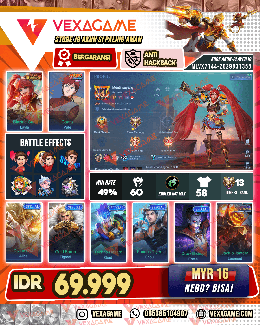 AKUN MURAH MERIAH