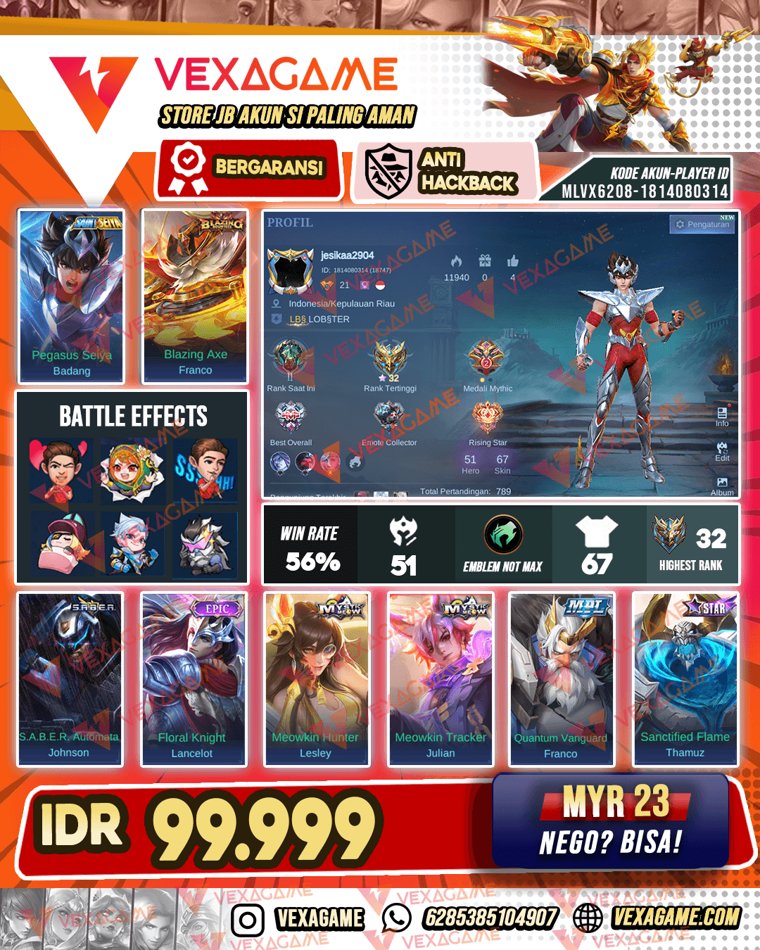 Badang Saint Seiya | Franco Blazing