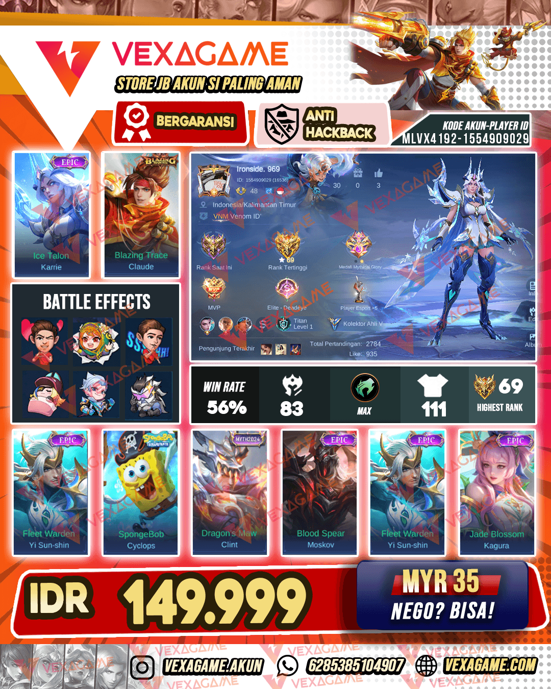 Karrie Epic | Claude Blazing