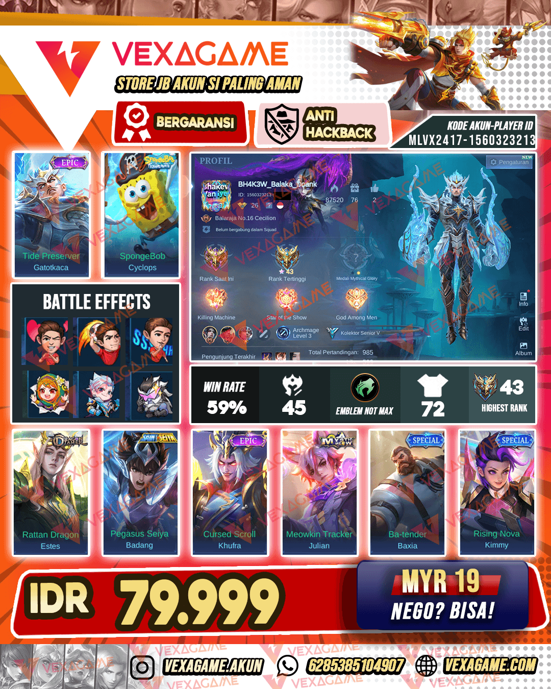 Akun murah dana pelajar
