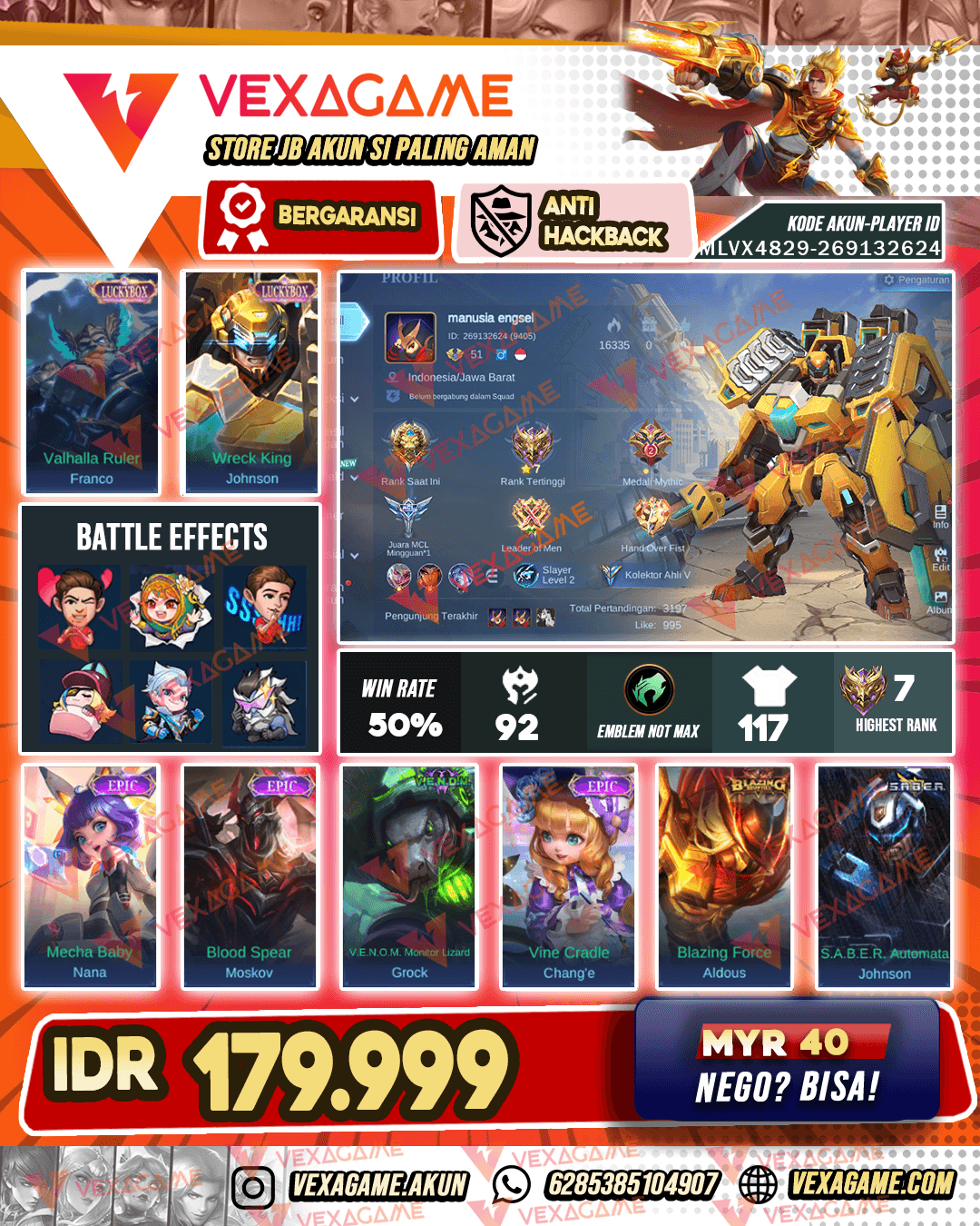 Franco Luckybox | Jhonson Luckybox