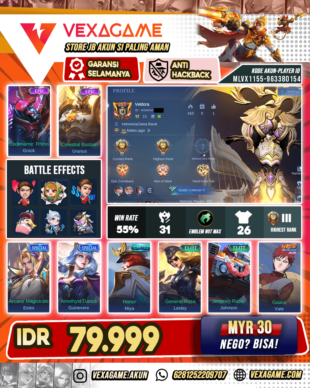 Akun Harga Pelajar